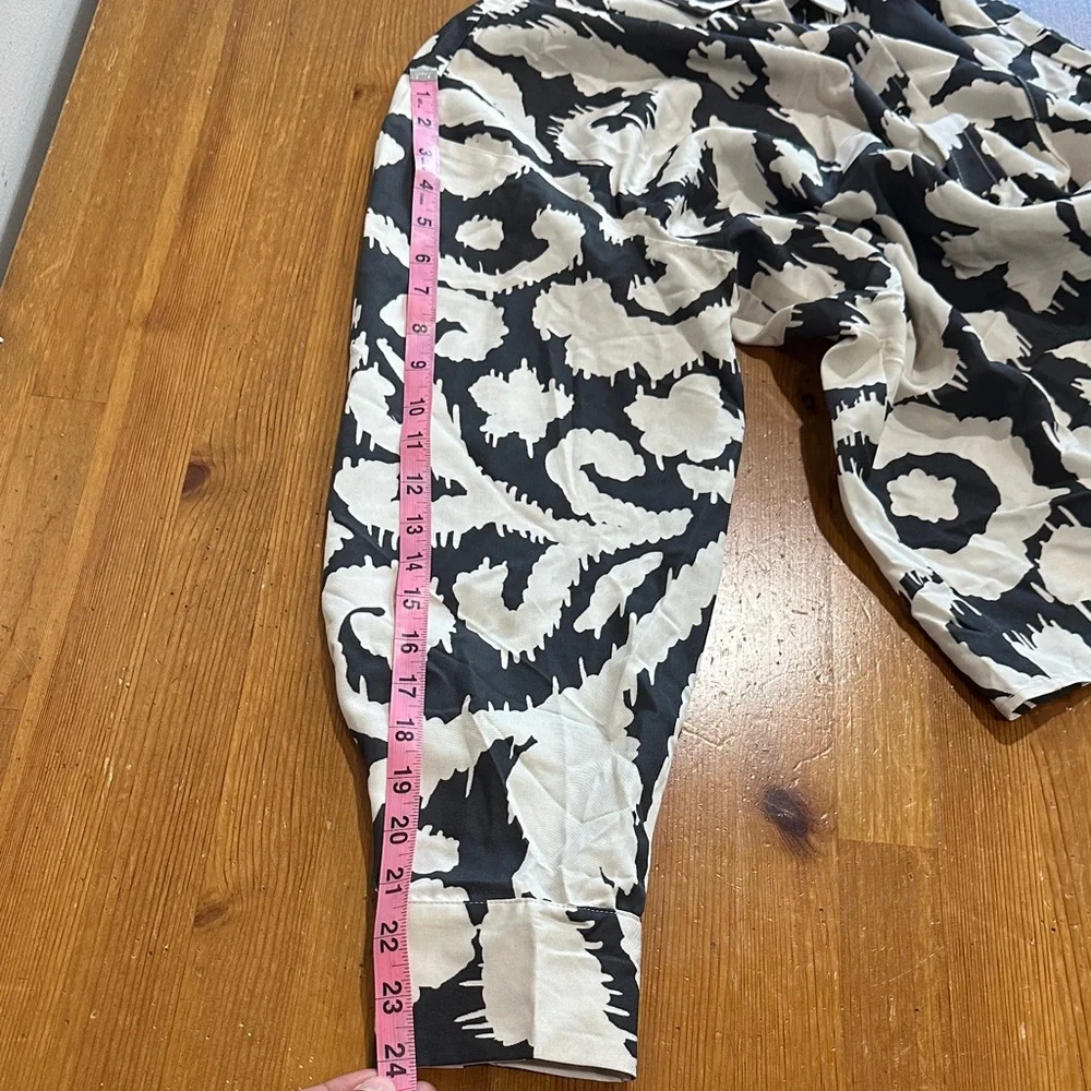 The wolf Gang Black and White Women's Button Down Shirt - Picture 10 of 12